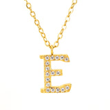 Stainless Steel Diamond-filled 26 English Letter – Jewelry Gift Ideas — 13