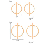 Women's Fashion Simple Geometric Round Earrings – Stylish Gifts — 2