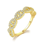 European And American Fashion Full Diamond Ring Female – Stylish Gifts — 7