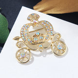 Lanhao Gray Guniang Pumpkin Car Brooch Fairy Tale – Jewelry Gift Ideas — 6