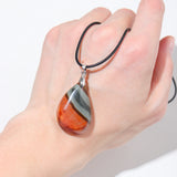 Natural Crystal Ore Sample Marine Agate Pendant – Jewelry Gift Ideas — 3