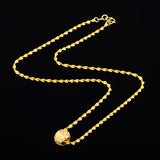 High-end Atmosphere Necklace 24k Gold Plated Bead – Jewelry Gift Ideas — 3