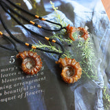 Natural Ram's Horn Conch Fossil Pendant Specimen – Jewelry Gift Ideas — 4