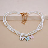 Elegant White Pearl Choker Necklace Small Round – Jewelry Gift Ideas — 4