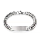 Stainless Steel Men's Bracelet Exquisite Curved – Jewelry Gift Ideas — 4