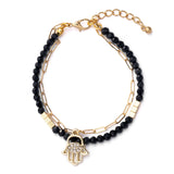 Geometric Cutout Round Diamond Chain Crystal – Jewelry Gift Ideas — 4