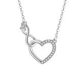Pure Silver Hoop Love Necklace – Jewelry Gift Ideas — 3
