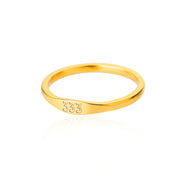 Simple Figure Men's And Women's Stainless Steel Rings – Gifts for Her — 7