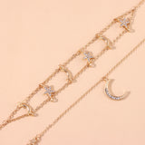 Fashion Five-pointed Star Crescent Moon – Jewelry Gift Ideas — 3