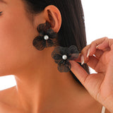 Sweet And Simple Ginkgo Leaf Flower Large Earrings – Thoughtful Gifts — 11