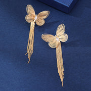 Butterfly Tassel Niche Creative Stud Earrings – Small Gift Ideas — 6
