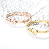 Women's Creative Diamond Hollow Bracelet Titanium – Jewelry Gift Ideas — 1