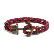 Navy Ship Anchor Bracelet Handmade Couple Hands Men's – Stylish Gifts — 10