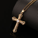 Niche Cross Real Gold Electroplated Copper Micro – Jewelry Gift Ideas — 3