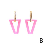 Geometric Triangle Earrings Women's Personality – Stylish Gifts — 8