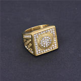 Chinese Square Hollow Gold Plated Diamond Inlaid Male – Gifts for Him — 3