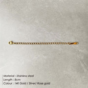 Stainless Steel Jewelry Accessories Extension – Stylish Gifts — 13