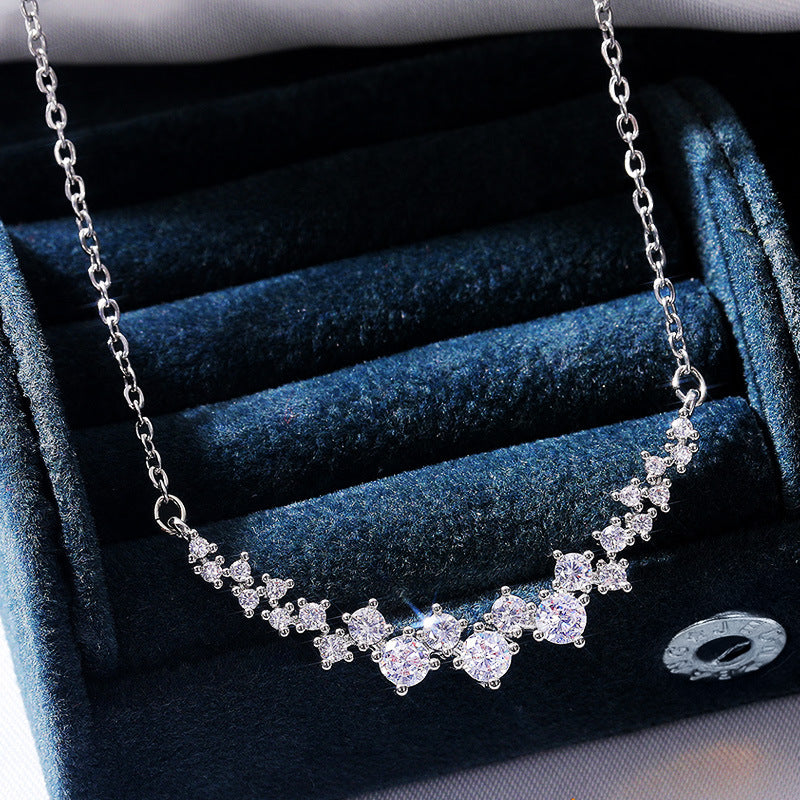 Korean Style Bright Starlight Pendant Necklace – Jewelry Gift Ideas — 1