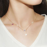 S925 Sterling Silver Necklace With Diamond – Jewelry Gift Ideas — 1