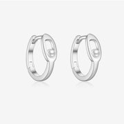 S925 Sterling Silver Pearl Small Ear Ring Women's – Gifts for Her — 9