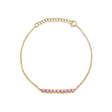 All-match Geometric Diamond Tennis Chain Colorful – Jewelry Gift Ideas — 11