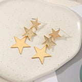 Exaggerated Leaves Layered Earrings Concave Geometric – Stylish Gifts — 2
