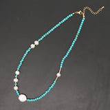 Retro Ethnic Style Turquoise Head Eye Clavicle – Jewelry Gift Ideas — 3