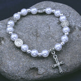 Vintage Pearl Cross Bracelet – Jewelry Gift Ideas — 6