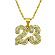 Men's Hip-hop 23 Digital Street Pendant Necklace – Jewelry Gift Ideas — 5