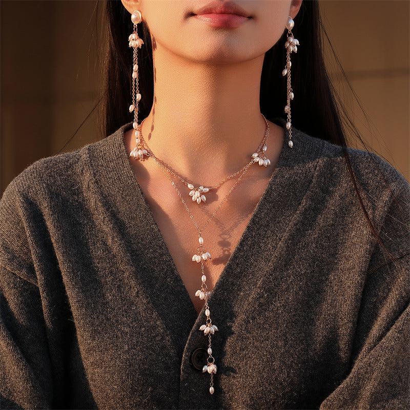 Exaggerated Long Tassel Women's Necklace Big – Jewelry Gift Ideas — 1