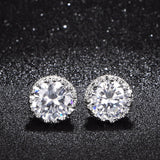 Fashion Crown Zircon Stud Earrings Women's Small – Stylish Gifts — 3
