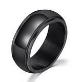 Personality Ring Titanium Steel Hip Hop Simplicity – Useful Gifts — 10