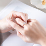 Women's Sterling Silver Ring Gift Moissanite – Gifts for Her — 2