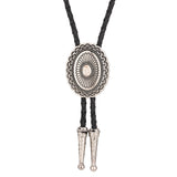 Celtic Pattern Turquoise Agate Bolo Tie – Thoughtful Gifts — 14