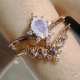 Women's Retro Persian Lace Set Ring – Gifts for Her — 4