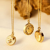 Silver And Gold Coin Clavicle Chain – Jewelry Gift Ideas — 1