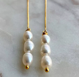 Real Gold Earline Natural Freshwater Pearl – Special Occasion Gifts — 3