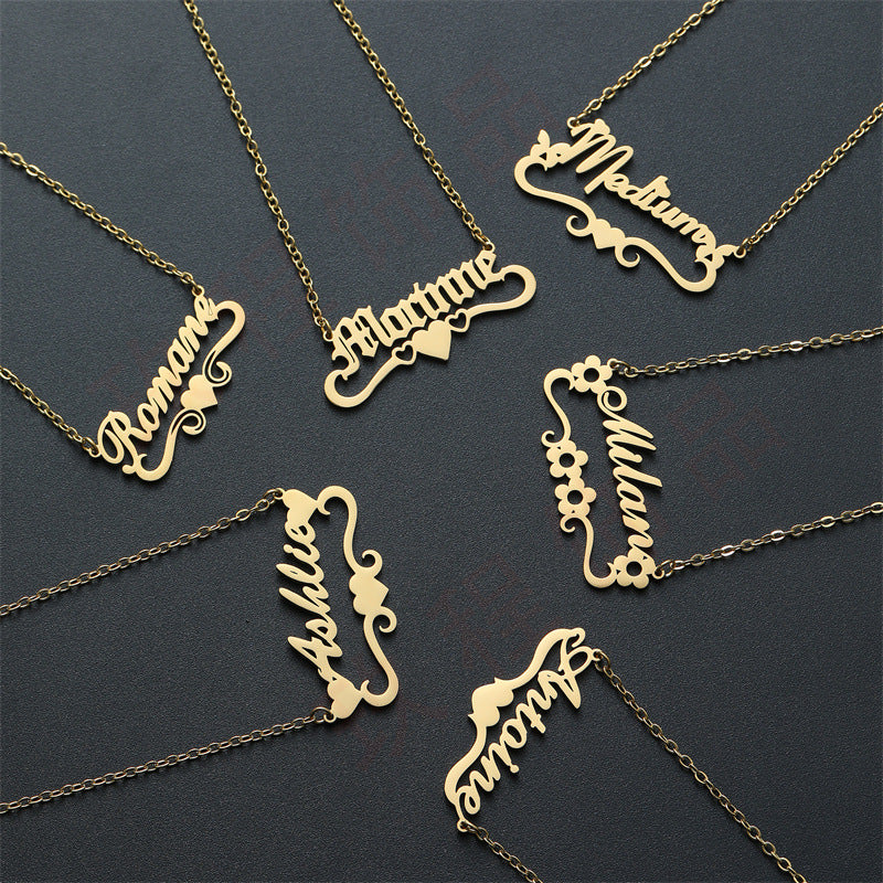Stainless Steel English Letter Pendant – Jewelry Gift Ideas — 1