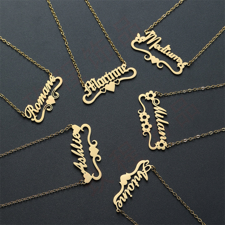 Stainless Steel English Letter Pendant – Jewelry Gift Ideas — 1