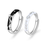 Prince And Rose Couple Ring Fashion Simple Cartoon – Stylish Gifts — 2