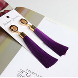 Long Elegant Tassel Earrings Diamond-embedded – Jewelry Gift Ideas — 2
