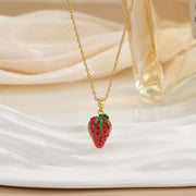 Women's Fashion Trendy Strawberry Cute Necklace – Jewelry Gift Ideas — 8
