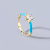European And American Copper Micro-set Rhinestone Star – Gifts for Her — 4