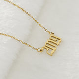 18K Stainless Steel 1990- Year Necklace – Jewelry Gift Ideas — 8