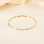 18K Vacuum Vapor Plating Gold Plain Ring Bracelet – Jewelry Gift Ideas — 18