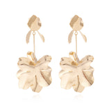 Women's Fashion Vintage Metal Leaf Flower Earrings – Stylish Gifts — 7