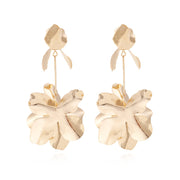 Women's Fashion Vintage Metal Leaf Flower Earrings – Stylish Gifts — 7