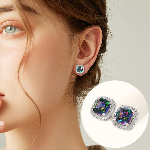 Colored Diamond Earrings European And American Fashion – Stylish Gifts — 1