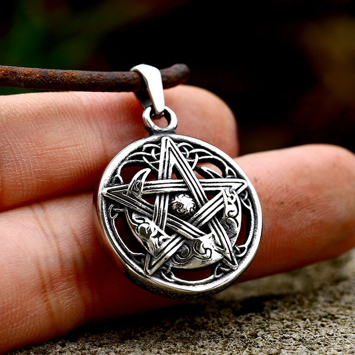 Fashion Pentagram Celtic Knot Titanium Steel – Jewelry Gift Ideas — 1
