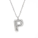 Fashion Letter Necklace Female Stainless Steel – Jewelry Gift Ideas — 11
